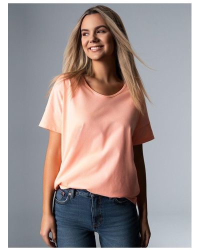 Trigema Oversize T-Shirt mit V-Ausschnitt (1-tlg) - Mehrfarbig