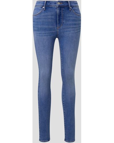 S.oliver 5-Pocket- Jeans Izabell / Fit / Mid Rise / Skinny Leg Waschung - Blau