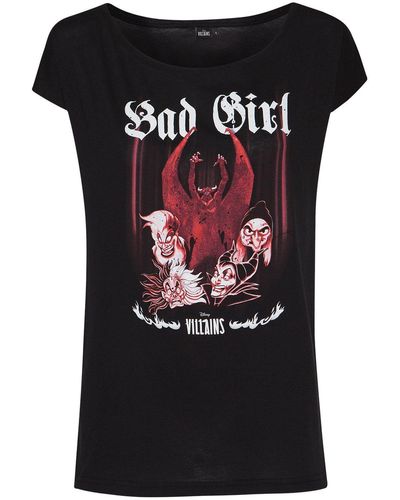 Disney T-Shirt Villains Bad Girl - Schwarz