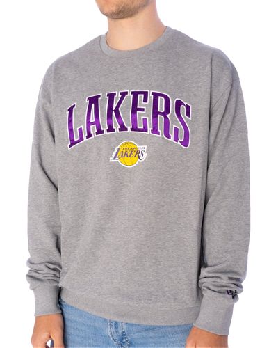 KTZ Sweater Sweatpulli NBA Applique LA Lakers - Grau