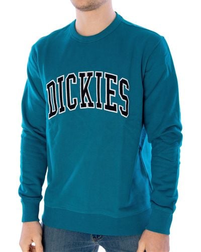 Dickies Sweater Aitkin, G L, F deep lake Sweatpulli mit Rundhalsausschnitt - Blau