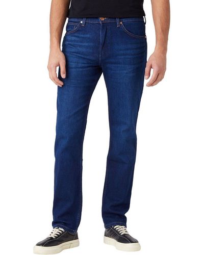 Wrangler Straight-Jeans Greensboro mit Stretch - Blau