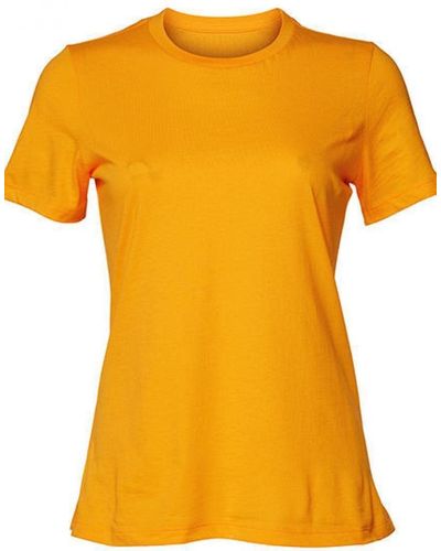 Bella Canvas Bella + Canvas Rundhalsshirt Women ́s Relaxed Jersey Short Sleeve Tee - Gelb