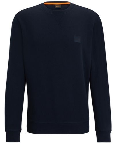 BOSS Sweatshirt Westart 10234591 02, Dark Blue - Blau