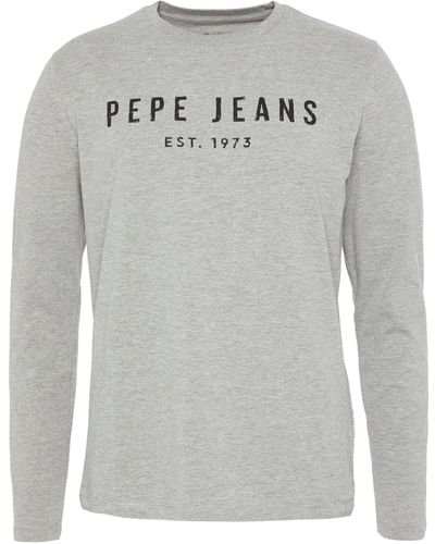 Pepe Jeans Langarmshirt - Grau