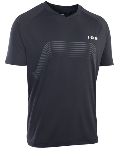 Ion Shirt T-Shirts Bike Tee Traze SS men schwarz M (1-tlg) - Blau
