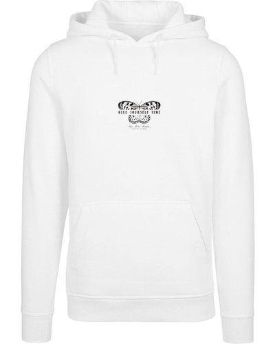 Mister Tee Kapuzenpullover Give Yourself Time Hoody - Weiß