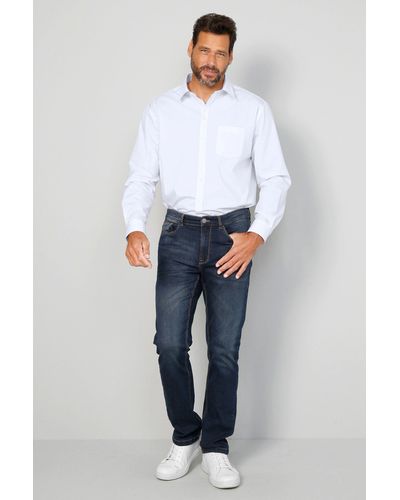 Boston Park 5-Pocket- Jeans Straight Fit bis Gr. 35 - Weiß