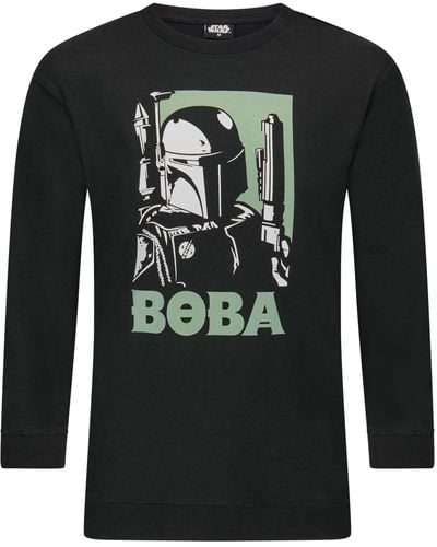 Star Wars Boba Fett Sweatshirt Pullover - Schwarz