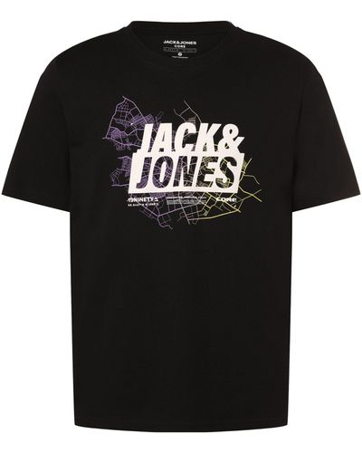 Jack & Jones T-Shirt JCOMap - Schwarz