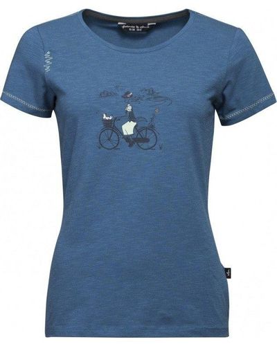 CHILLAZ Kurzarmshirt Gandia Tyrolean Trip T-Shirt - Blau