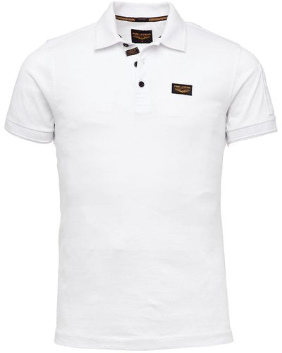 PME LEGEND Poloshirt Short sleeve polo co - Weiß