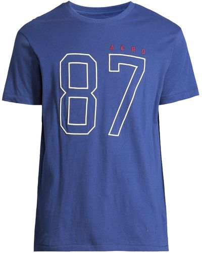 Aéropostale T-Shirt (1-tlg) - Blau