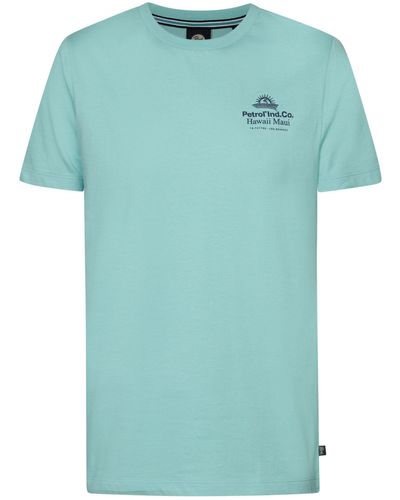 Petrol Industries T-Shirt Kurzarmshirt Radient (1-tlg) - Grün