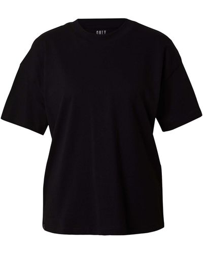 ONLY T-Shirt NEW LAURA (1-tlg) Plain/ohne Details - Schwarz