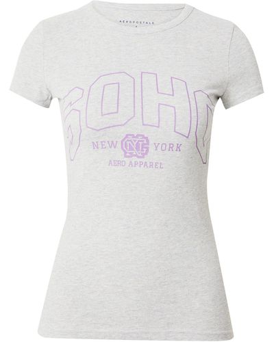 Aéropostale T-Shirt SOHO (1-tlg) Plain/ohne Details - Weiß