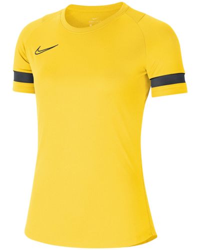 Nike Academy 21 T-Shirt Nachhaltiges Produkt - Gelb