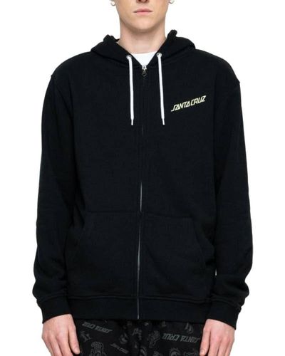 Santa Cruz Hoodie Ziphoodie Shadowless Dot Zip ( Stück, 1-tlg) - Blau