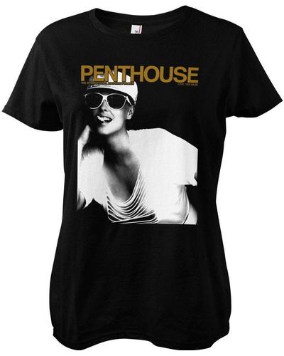 Penthouse T-Shirt June 1988 Cover Girly Tee - Schwarz