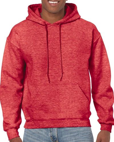 Gildan Hoodie Kapuzenpullover Sweatshirt Langarmshirt Sweater - Rot