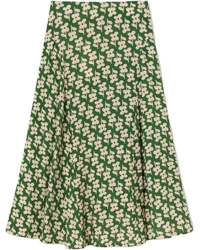 Thinking Mu Sommerrock Skirt - Grün