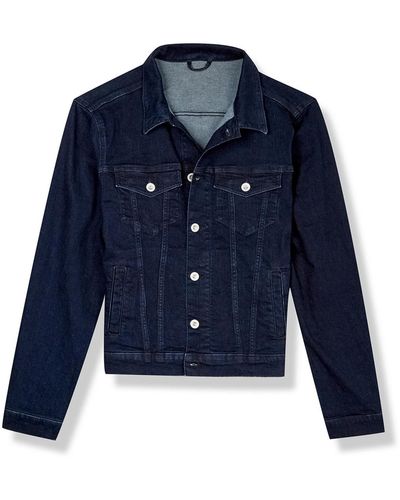 Pierre Cardin Outdoorjacke Jeans-Jacke kurz - Blau