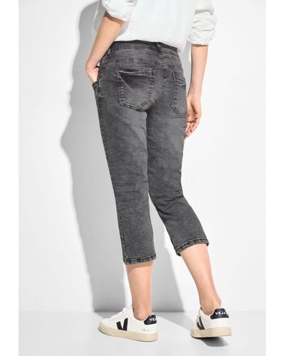 Cecil 3/4-Jeans Middle Waist - Grau