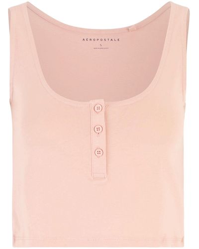 Aéropostale Shirttop (1-tlg) Plain/ohne Details - Pink