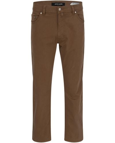 Pierre Cardin 5-Pocket-Jeans DEAUVILLE brownish 31961 2500.70 - Braun