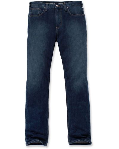 Carhartt Regular-fit- Jeans Rugged Flex Straight Tapered - Blau