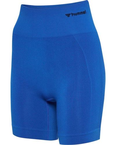Hummel Leggings Hmltif Seamless Shorts - Blau