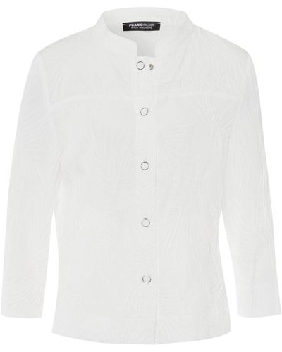FRANK WALDER Jackenblazer in lässiger Eleganz - Weiß