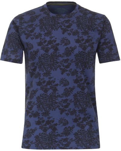 Redmond T-Shirt andere Muster - Blau
