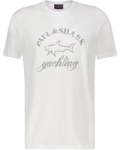 Paul & Shark T-Shirt (1-tlg) - Weiß