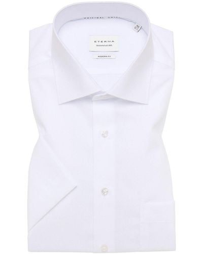 Eterna Blusenshirt Hemd 1100 C19K - Weiß