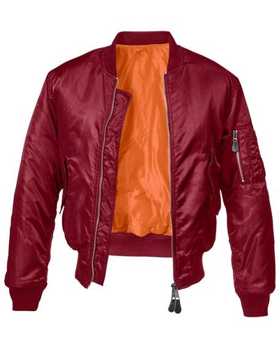 BRANDIT Kurzjacke Ma1 Jacket - Rot