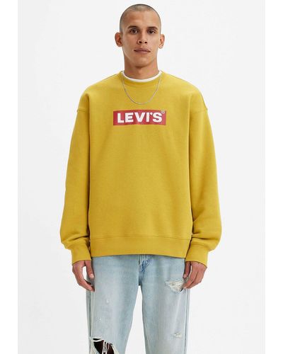 Levi's Levi's® Sweatshirt RELAXD GRAPHIC CREW - Gelb