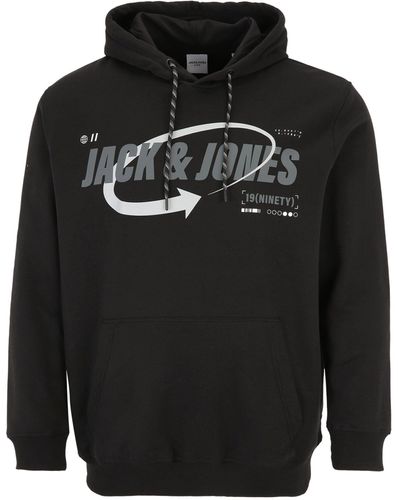 Jack & Jones Sweatshirt (1-tlg) - Schwarz