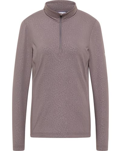 JOY sportswear Sweatshirt Zip-Shirt FRANCA - Braun