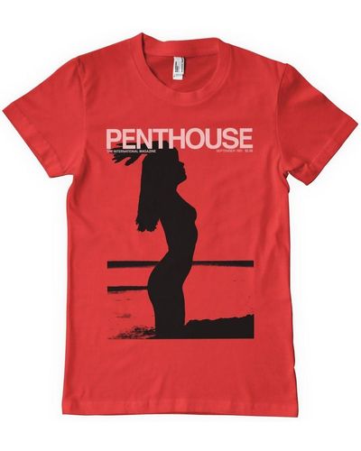 Penthouse September 1981 Cover T-Shirt - Rot