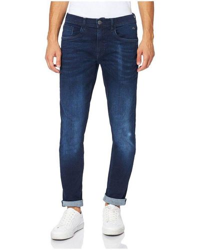 B.Young 5-Pocket-Jeans dunkel-blau (1-tlg)