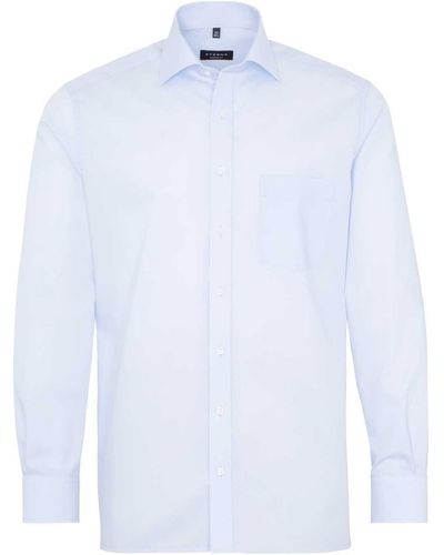Eterna Blusenshirt Hemd 1100 X187, hellblau - Weiß