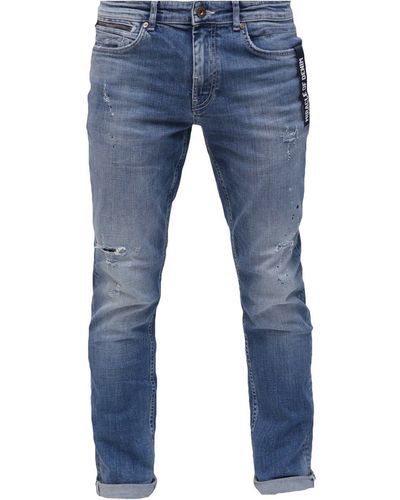 Miracle of Denim 5-Pocket-Jeans Morris leicht elastische Denimqualität - Blau