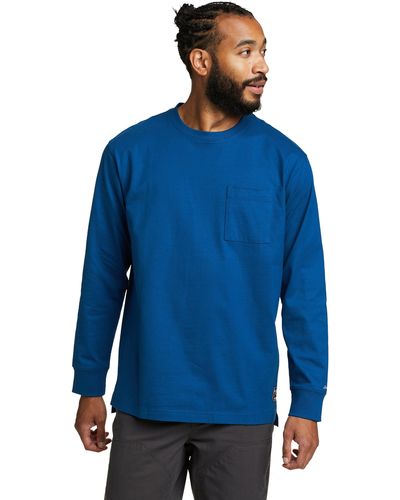 Eddie Bauer Sweatshirt Mountain Ops Langarmshirt - Blau