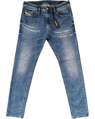 DIESEL Skinny-fit-Jeans Thommer-X 009ES (Blau) Vintage Used Look, Stretch