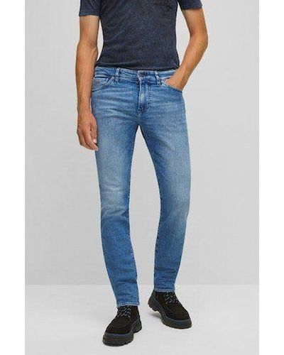BOSS Regular-fit-Jeans Maine BC-L-C - Blau