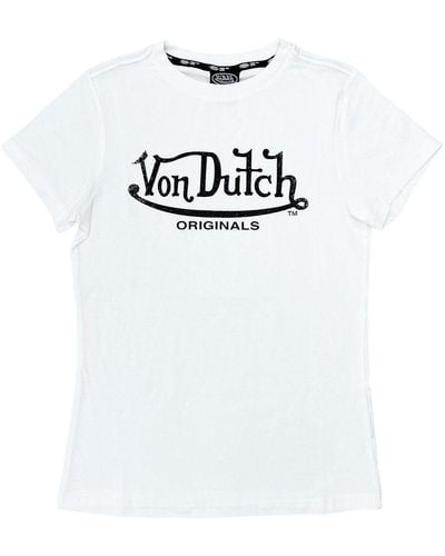 Von Dutch T-Shirt Alexis (1-tlg) - Weiß