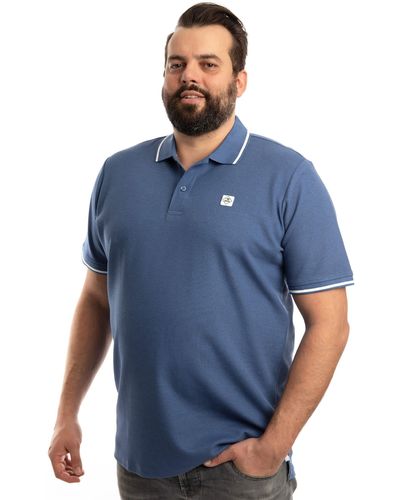 ROADSIGN australia Poloshirt Australian (1-tlg) in Plus Size - Blau