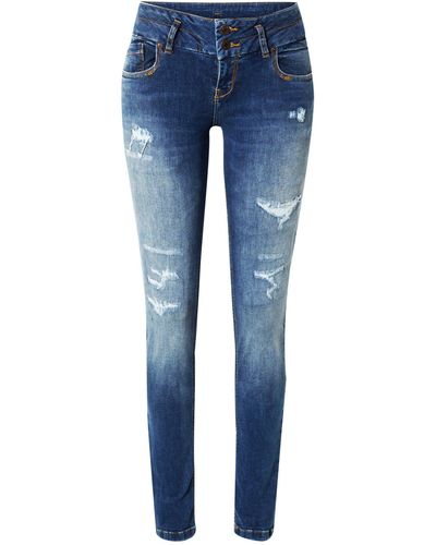 LTB 7/8-Jeans Zena (1-tlg) Plain/ohne Details - Blau