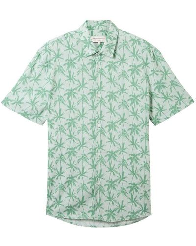 Tom Tailor T- relaxed printed shirt - Grün